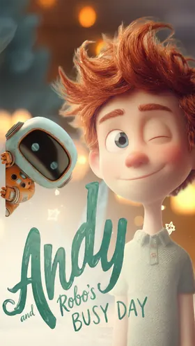 Cover of Andy and Robo's Busy Day