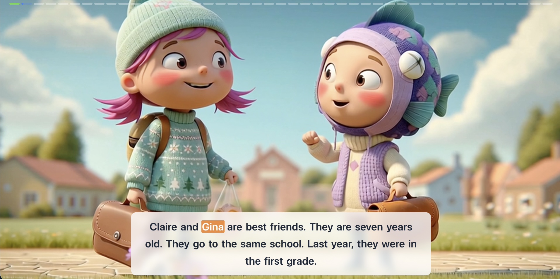 Kidverse book in action — Claire and Gina